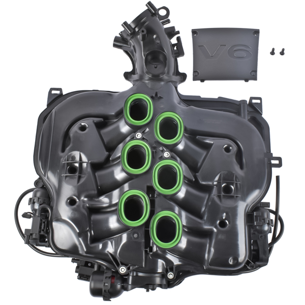 进气歧管 Intake Manifold Fit for Mercedes-Benz GLE350 E350 2012-2016 SLK350 2012-2016 C350 2012-2015 R350 2012 ML350 2012-2015 GLK350 2013-2015 E400 C300 3.0L 3.5L Gas/Flex A2761402601 A2761402801-3