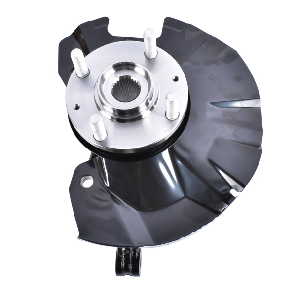 转向节总成 Front Right RH Steering Knuckle & Wheel Hub Bearing Fit for Kia Rio Rio5 2006-2009 Hyundai Accent 2006-2011 All Enigne Black Steel 697-986 51750-1E000 51756-1E000-2