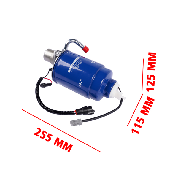 柴油滤清器总成 Blue Fuel Filter Fits for Chevrolet Silverado 2500 HD Silverado 3500 HD GMC Sierra 2500 HD Sierra 3500 HD 6.6L 2005-2012-4