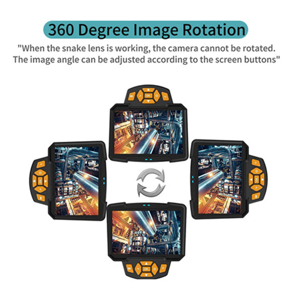 手持工业带屏内窥镜 4.3寸 8mm 双镜头 32G内存卡 10米（带锂电池）-7