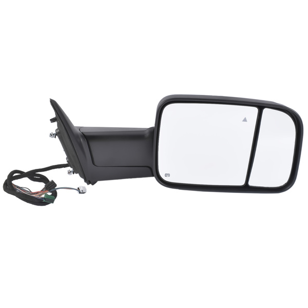 Right Power Heater Mirror w/ Power Folding Replacement for 2019-2021 Ram 2500 3500 CH1321506 68381774AA-2