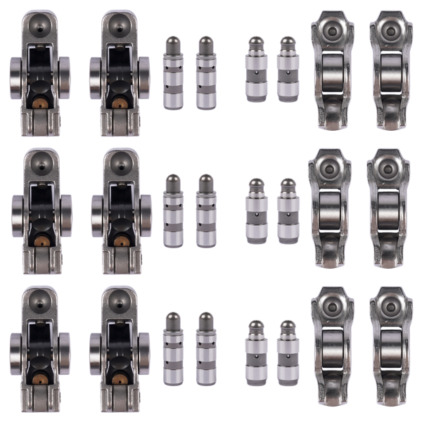摇臂挺杆套装 12Pcs Intake Valve Tappets Replacement for Jeep Wrangler Dodge Durango Ram 1500 Voyager 3.6L 5047979AA-5