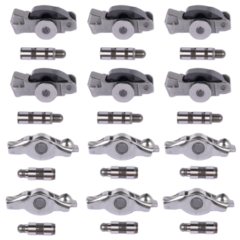 摇臂挺杆套装 12Pcs Intake Valve Tappets Replacement for Jeep Wrangler Dodge Durango Ram 1500 Voyager 3.6L 5047979AA