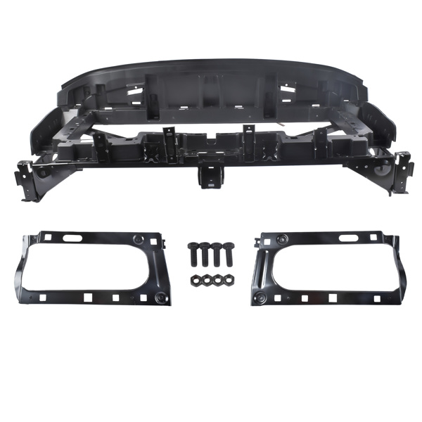 水箱框架 Header Panel Nose Headlight Lamp Mounting Black Fit for GMC Yukon / Yukon XL 5.3L 6.2L V8 4-Door 2015-2020-1