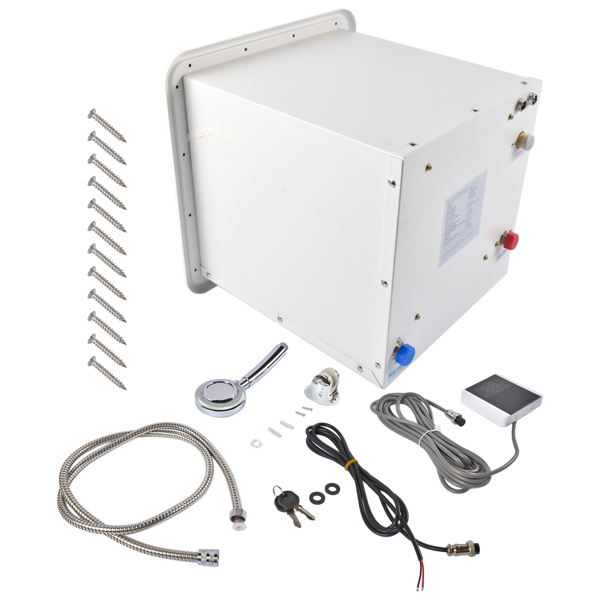 A3 房车专用丙烷热水器 RV Tankless Instant Water Heater Propane Gas 15x15 in 12V 42000 BTU w/Controller-3