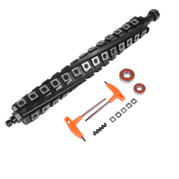刨木机螺旋刀轴 Spiral Helical Cutterhead 13 inch Replacement for DeWalt DW735 DW735X Planers w/ 60 Inserts-6