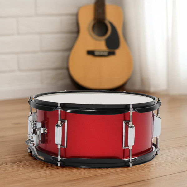 12in*5.5in 杨木 小军鼓 红色-11