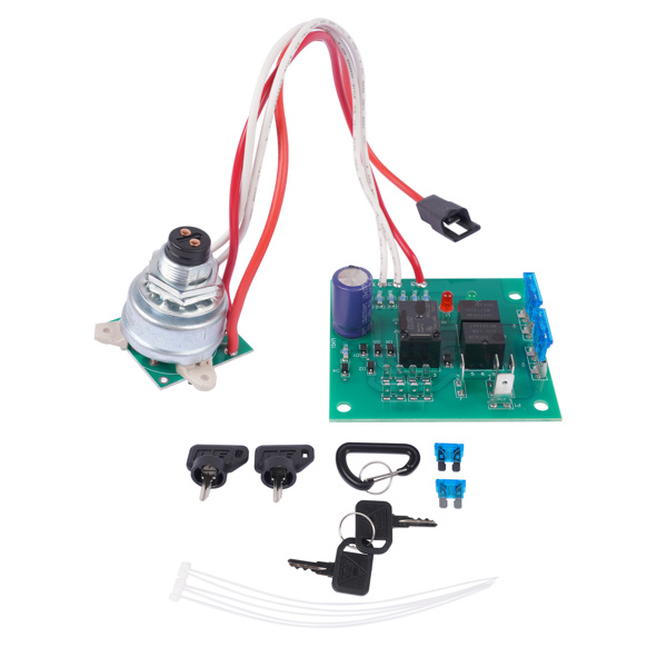 点火模块 AM136681 Ignition Switch Module w/keys Replacement for John Deere 415 425 445 455 SN0-70,000-1