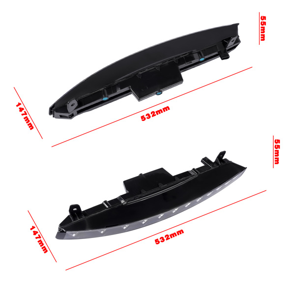 转向信号灯 2Pcs Front Bumper Left and Right Turn Signal Indicator Replacement for Audi Q7 3.0L 4.2L 2010-2015 4L0953042E 4L0953041E-9
