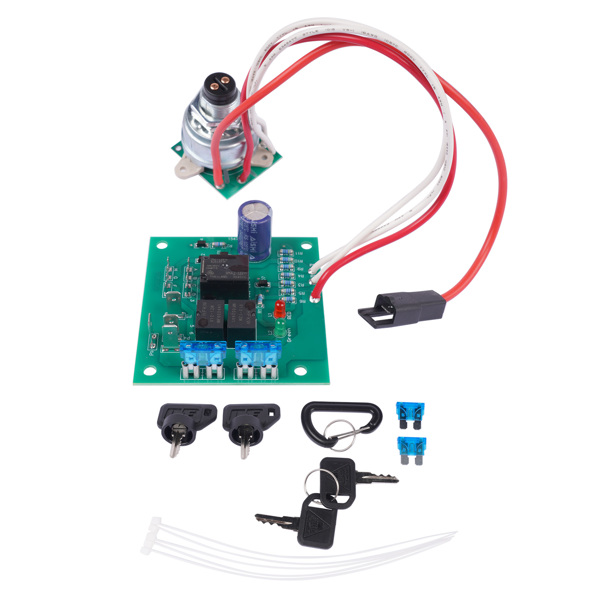 点火模块 AM136681 Ignition Switch Module w/keys Replacement for John Deere 415 425 445 455 SN0-70,000-2