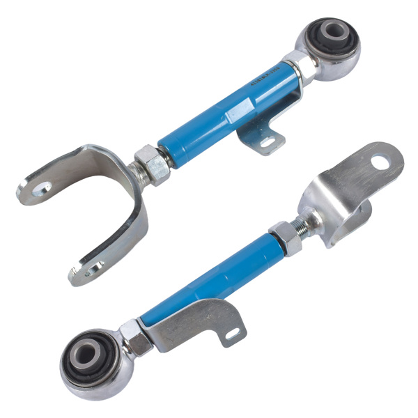控制臂 Pair of Adjustable Steel Rear Upper Camber Kits for Tesla Model 3 2017-2023 Model Y 2020-2023 Blue-2