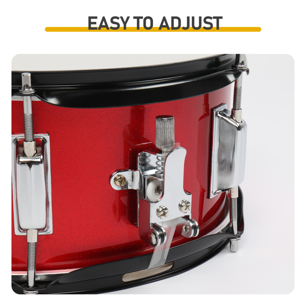 12in*5.5in 杨木 小军鼓 红色-4