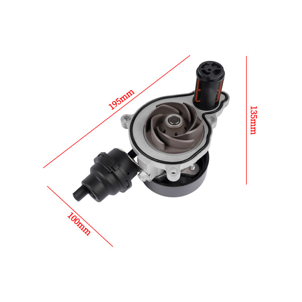 水泵 Engine Coolant Water Pump 11517644809 Replacement for BMW F20 F22 F23 F31 F32 F33 F34 F36 G30 G32 G12-11