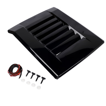 机盖饰板 Gloss Black Hood Scoop Hood Bulge 76181AK900 Replacement for Toyota Tacoma 2024-2025 76181-AK900