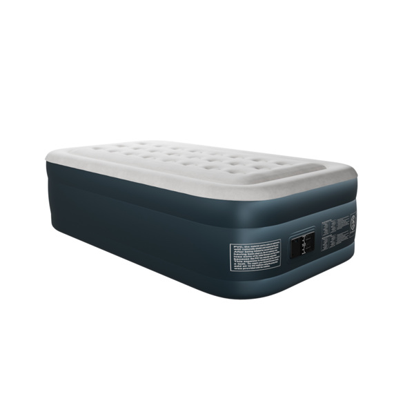 75*39*18in 植绒床面 PVC围带&底部 灰白色+深灰色 野营床垫 充气 带收纳袋 圆孔 美规插头 100kg-14