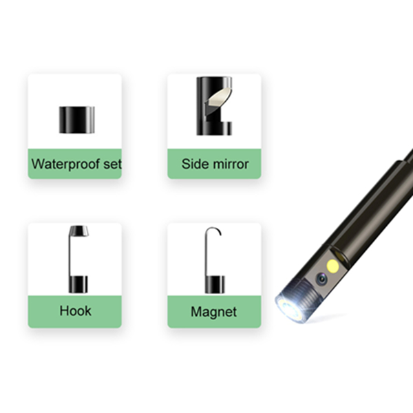 手持工业带屏内窥镜 4.3寸 8mm 双镜头 32G内存卡 10米（带锂电池）-14