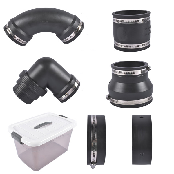 A3- 排水管弯头 RV and Camper Sewer Waste Plumbing Connection System Kit Fit for Coupling Adapter-4