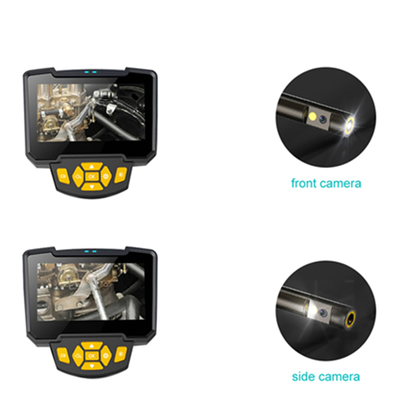 手持工业带屏内窥镜 4.3寸 8mm 双镜头 32G内存卡 10米（带锂电池）-5