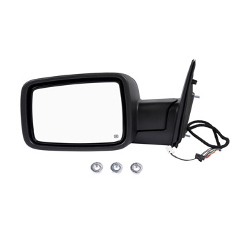 后视镜 Left Power Folding Heated Mirror w/ Puddle Light Replacement for Dodge Ram 1500 2500 3500 2013-2019 68231241AI
