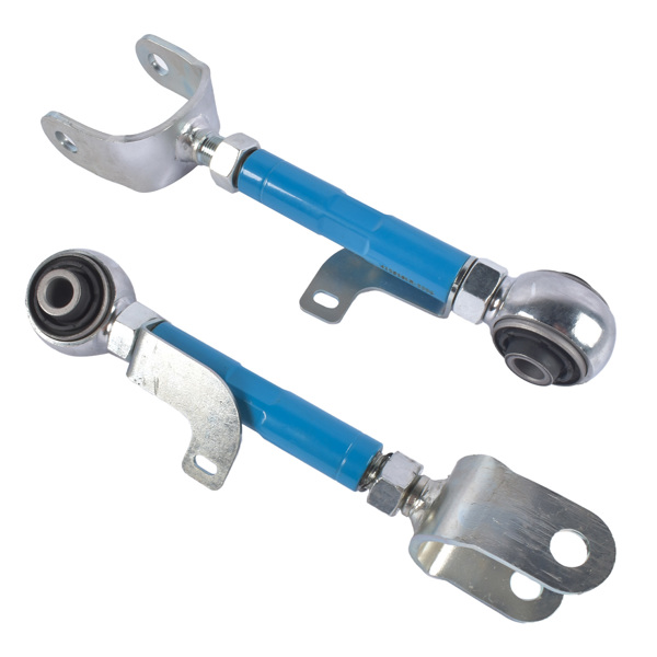 控制臂 Pair of Adjustable Steel Rear Upper Camber Kits for Tesla Model 3 2017-2023 Model Y 2020-2023 Blue-5