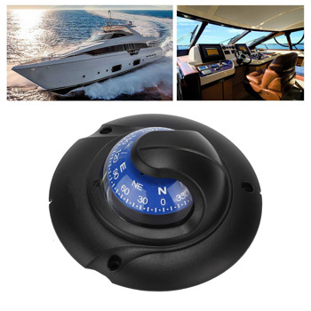 游艇用磁罗经 救生艇罗经 嵌入式磁罗经  内置LED背景灯光