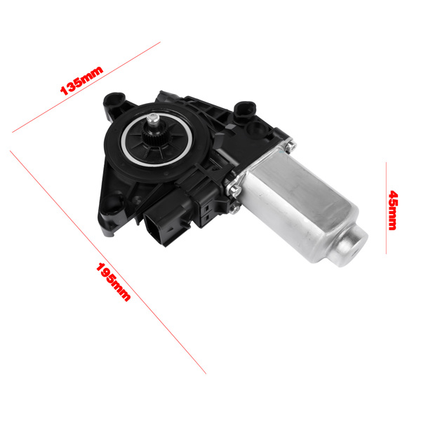 玻璃升降器电机 Front Left Window Regulator Motor Replacement for Chrysler 300 Dodge Charger 3.6L V6 5.7L 6.4L V8 2011-2023 68143987AA-11