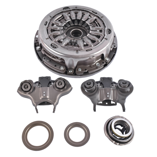 离合器套件 Transmission Clutch Pressure Plate & Clutch Fork Kit Replacement for Ford Fiesta 2011-2019, Focus 2012-2017 CA6Z7515J CA6Z7515K-1