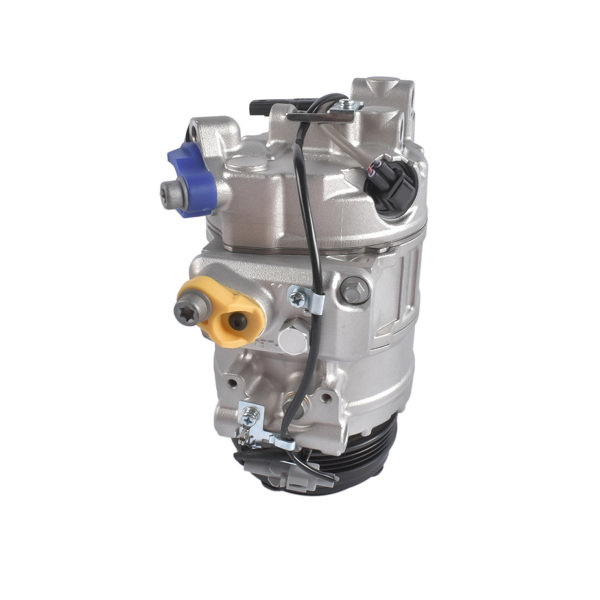 汽车空调压缩机 A/C Compressor w/ 4-Groove Clutch Replacement for BMW 550i 650i 750i 750Li M5 M6 X1 X3 X4 X5 X6 64509154072-1