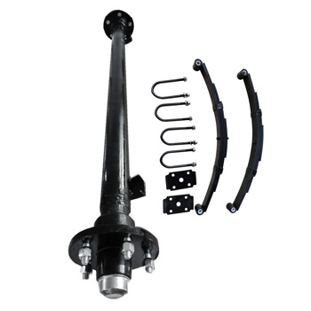 拖车轴 3,500LB 72HF 58SC Straight Idler Trailer Axle Replacement for Boat Trailer RV Utility Axle