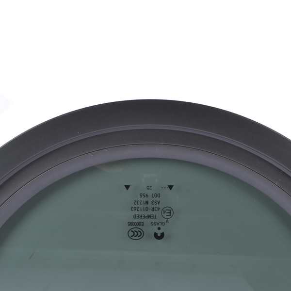 房车车窗 Round Fixed RV Window 13" Tinted Window for RV Camper Caravan with Trim Ring Fit for 1-5/8" Thickness Wal-8