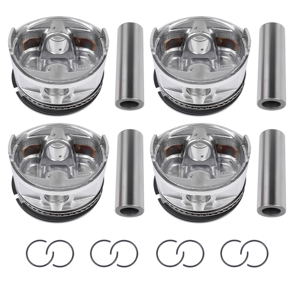 活塞环套装 Pistons and Rings Replacement for Toyota 4Runner Celica Pickup 2.4L L4 SOHC 22R 22RE 22REC 1985-1995 13101-35030-7