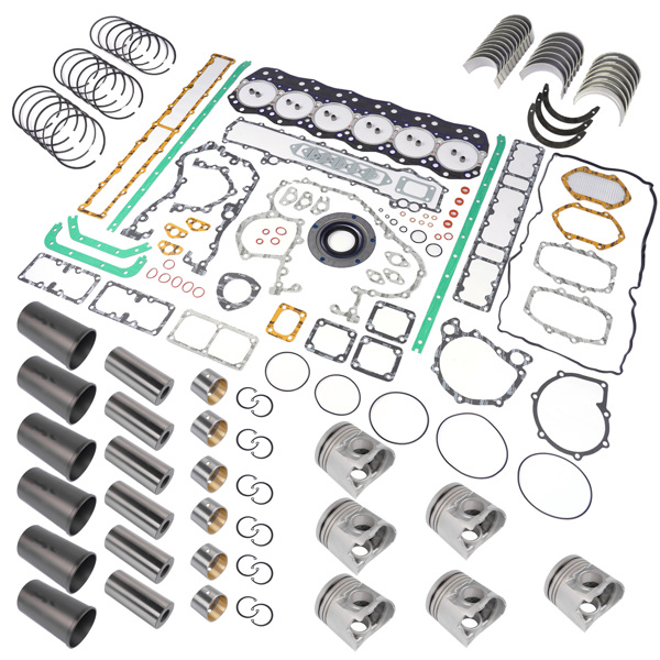 发动机大修包 Engine Rebuild Kit Replacement for  Kobelco 330LK SK320-6 Excavator 6D16 6D16T ME072065 ME072445 ME078502-3