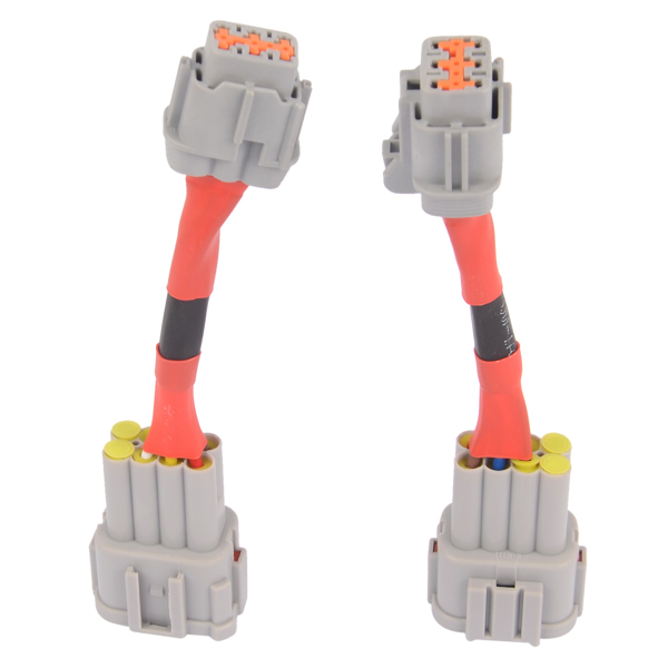 转接线 2x Headlight Conversion Adapters HID Wiring 8 to Halogen 6 Fits for Nissan 350Z 3.5L 2003-2005-8