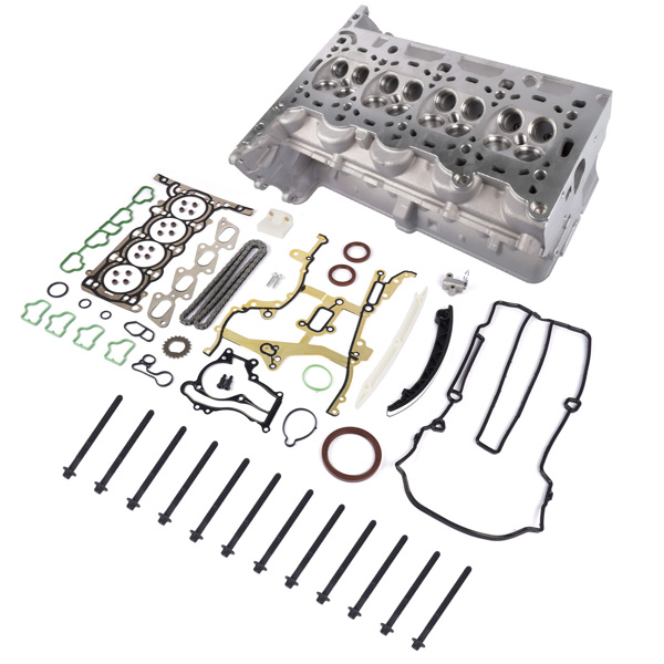 缸盖+大修包 Cylinder Head + Gasket Bolts Timing Chain Set Fits for Chevy Cruze Trax Sonic Buick Encore 1.4L 2011-2016 HS26540PT-1 55573669 55565291 55562233-4