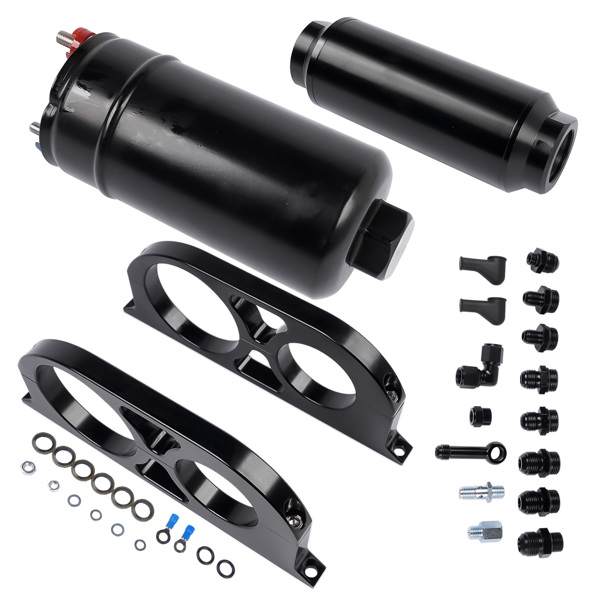 A3- 燃油泵泵芯 380LPH Universal Fuel Pump + Bracket Kit & Filter AN8 Replacement for 0580254044 50-1005-5