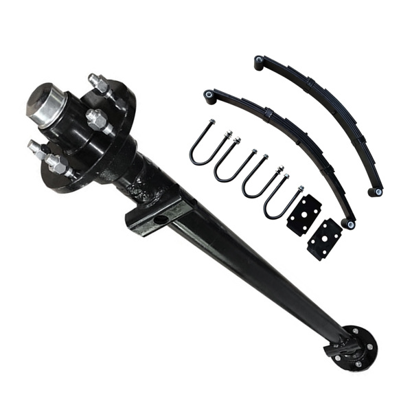 拖车轴 3,500LB 72HF 58SC Straight Idler Trailer Axle Replacement for Boat Trailer RV Utility Axle-4