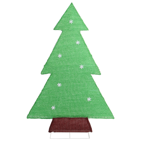 4ft  绿色  圣诞树  幻彩条加蒙布 110灯暖白LED  圣诞树灯装饰 30V 3.6W-14