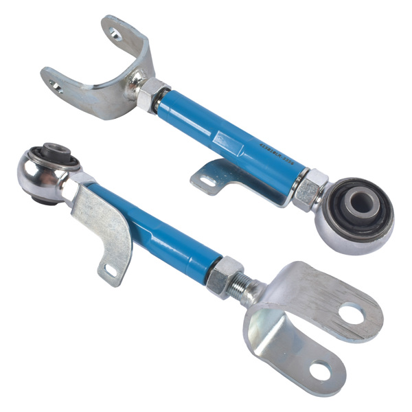 控制臂 Pair of Adjustable Steel Rear Upper Camber Kits for Tesla Model 3 2017-2023 Model Y 2020-2023 Blue-3