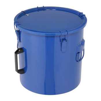 8加仑 钢+内外涂层 蓝色 滤油桶 炸锅