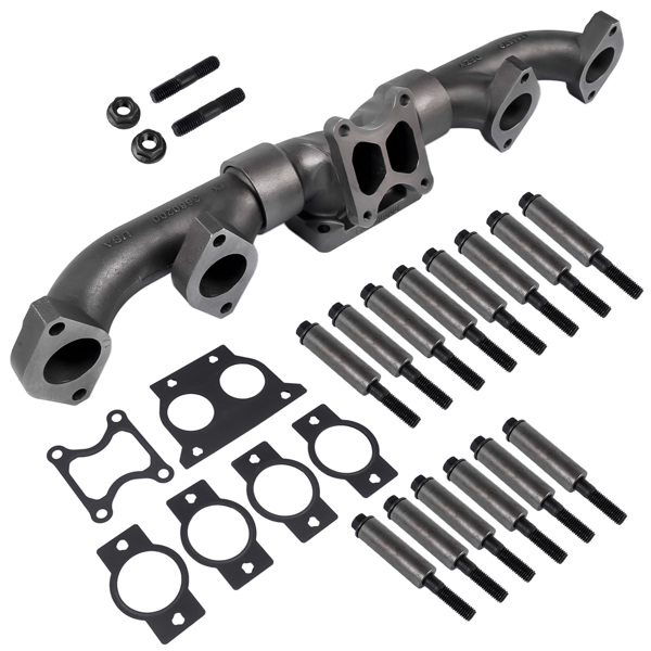 亚马逊禁售 排气歧管套装 Complete Exhaust Manifold With Mounting Kit Replacement for Cummins ISX CM570 3680650 New-7