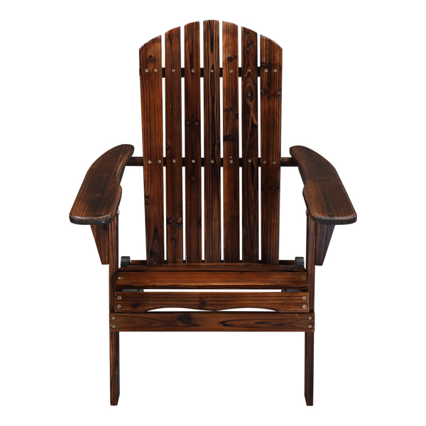 2PCS 杉木 碳化色 全拆 折叠木青蛙椅-9