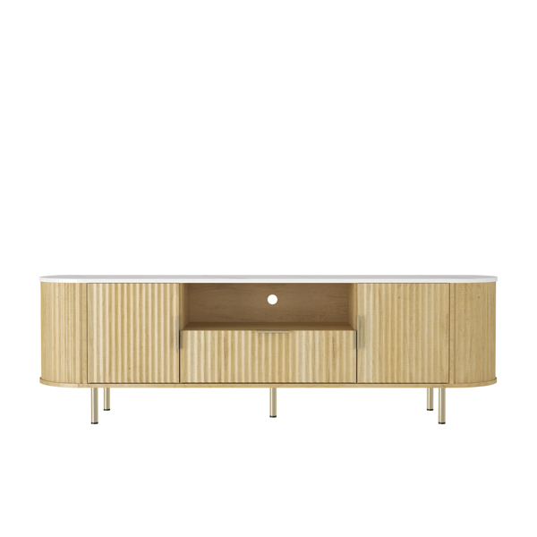 客厅落地式电视柜，带 16 色 LED 灯，带储物门的娱乐中心，电视控制台媒体柜，适用于 55 英寸以上电视，客厅-不支持self pick up-7