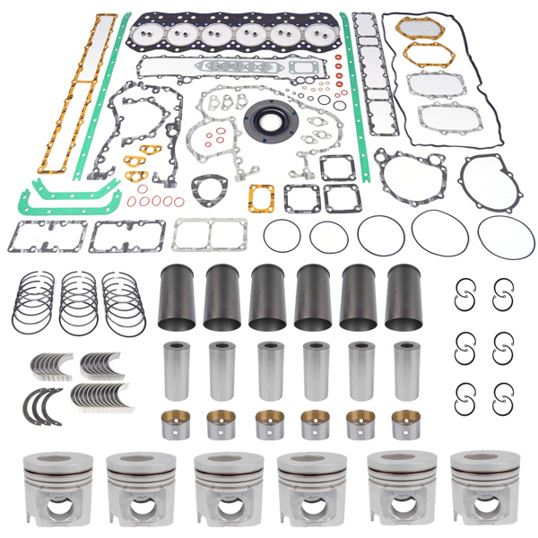 发动机大修包 Engine Rebuild Kit Replacement for  Kobelco 330LK SK320-6 Excavator 6D16 6D16T ME072065 ME072445 ME078502-6
