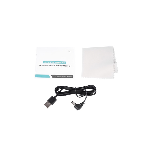 摇表器 Wooden 3 Automatic Watch Winder, Black Walnut Grain Super Quiet Rotating Box Shaker, 4 Rotation Mode, Blue LED Light, Black High Elastic Memory Foam Pad Replacement for Lady and Man Watches-9