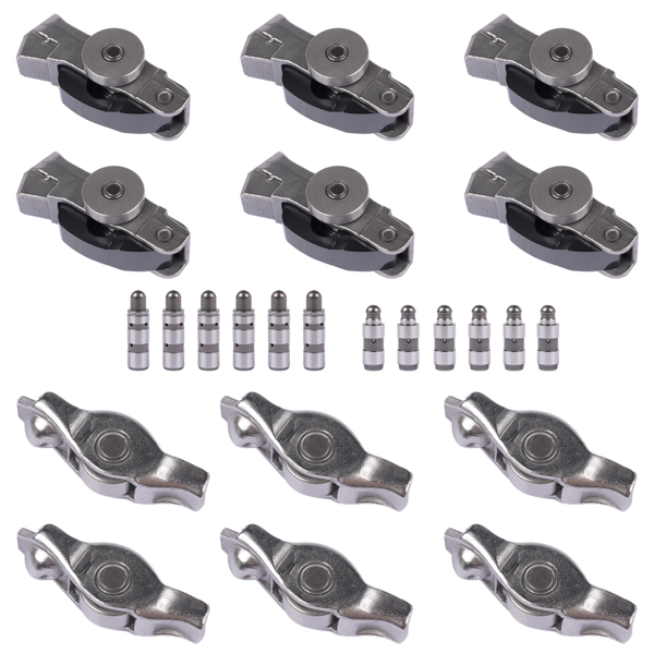 摇臂挺杆套装 12Pcs Intake Valve Tappets Replacement for Jeep Wrangler Dodge Durango Ram 1500 Voyager 3.6L 5047979AA-7