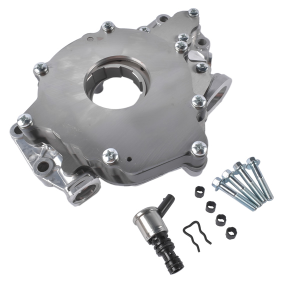 机油泵 Engine Oil Pump Fit for Chevrolet Silverado Tahoe Express 2500 3500 Suburban GMC Sierra 1500 Savana 2500 3500 Yukon Cadillac Escalade Aluminum 12686433 12657346 12659938-4