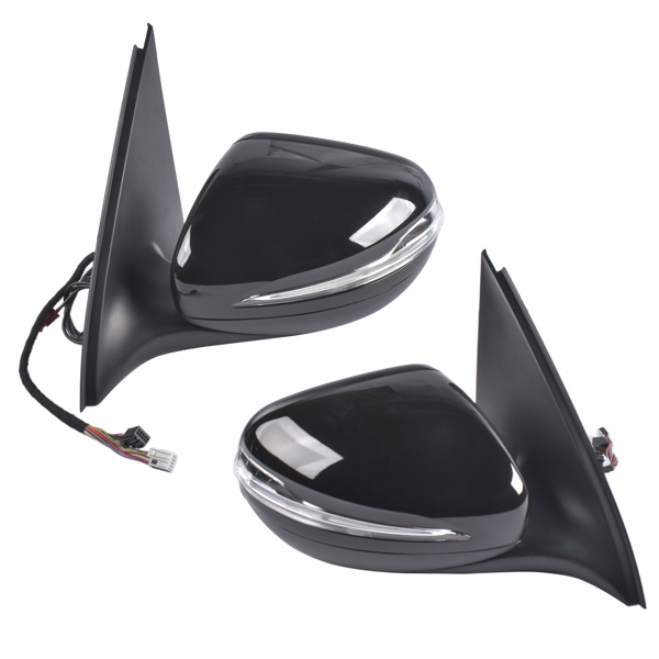 后视镜 2Pcs Power Mirrors with Turn Signal/Memory/Blind Spot Fits for Mercedes GLE350 GLE450 GLE580 GLS580 GLE53 GLS63 AMG 2020-2023 1678109101 1678109201-4