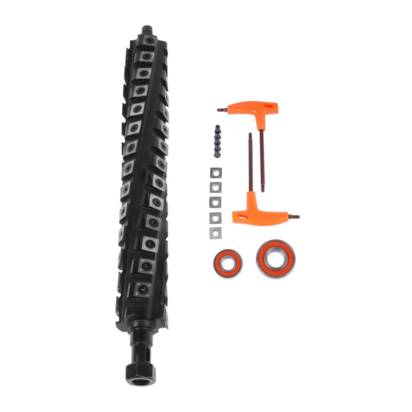 刨木机螺旋刀轴 Spiral Helical Cutterhead 13 inch Replacement for DeWalt DW735 DW735X Planers w/ 60 Inserts-7