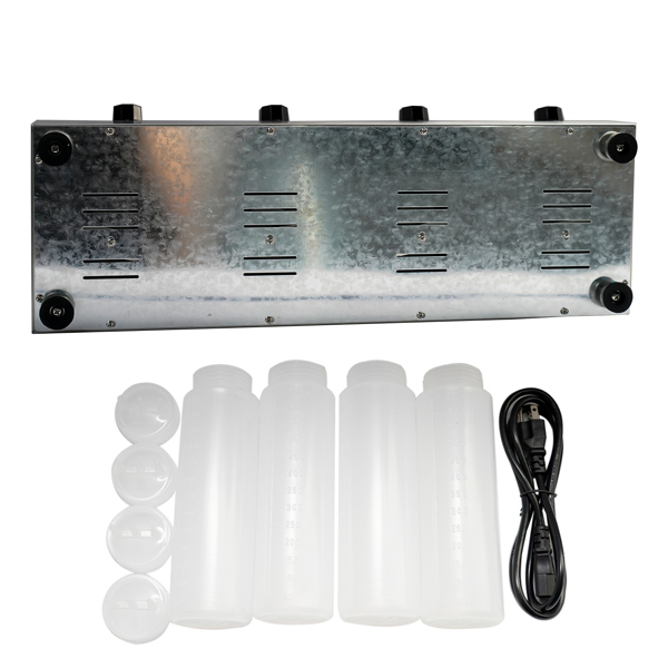 A3 酱汁泵4头美标110V Electric Sauce Warmer Dispenser Jam Heat Preservation Machine 650ml 30-85℃ 110V-3