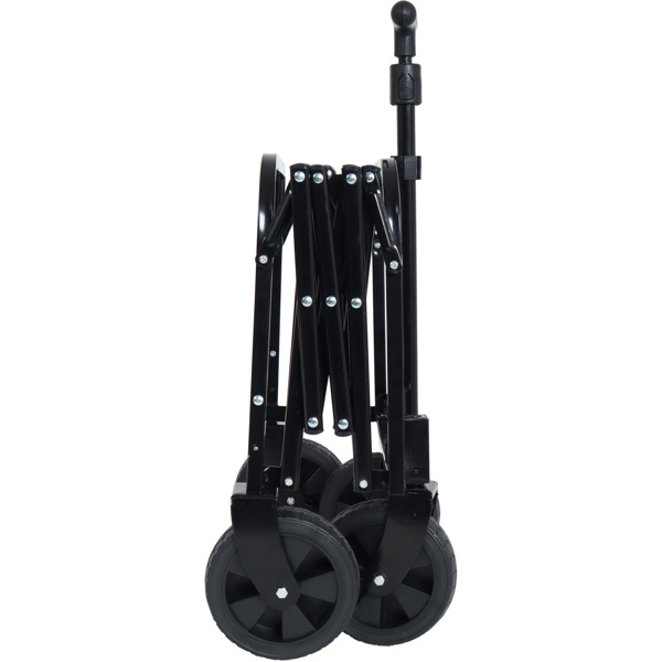 可扩展双层多功能货车，100% 额外空间 - 225 磅购物车，适合露营、购物、运动、园艺、钓鱼，灰色不支持Self-Pick Up-4